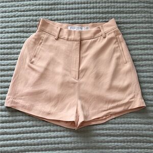 KEEPSAKE the Label Peach High-Waist Tailored Shorts